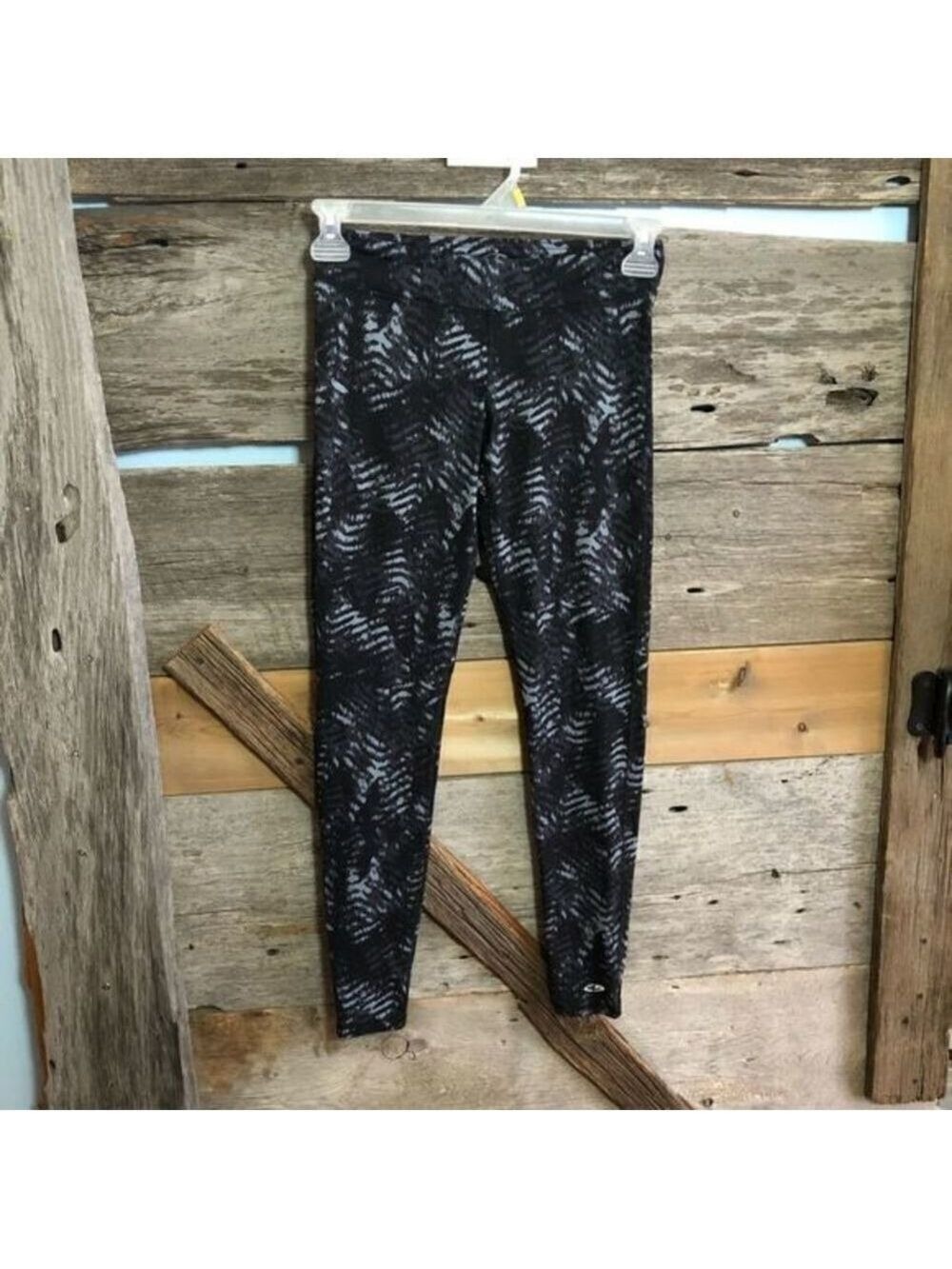 CHAMPION Size Small Grey/Black Workout Leggings